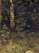 Ivan Shishkin Silver birch and mountain ash oil painting artist